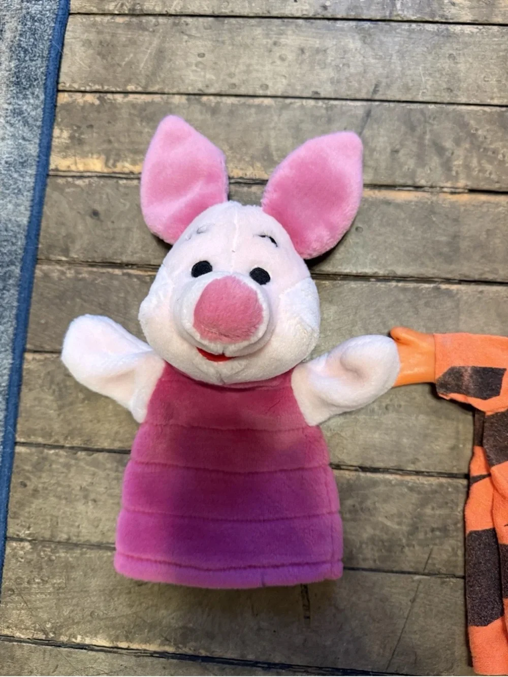 Disney Winnie the Pooh Hand Puppets -Tigger & Piglet Plush Puppets(2)